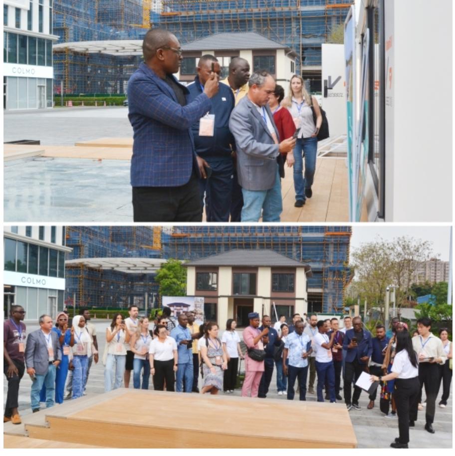 The China-UN-Habitat Training Program visited Golden Power Housing Park (2)