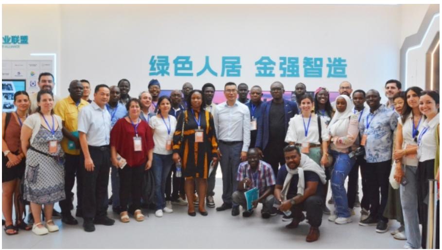 The China-UN-Habitat Training Program visited Golden Power Housing Park