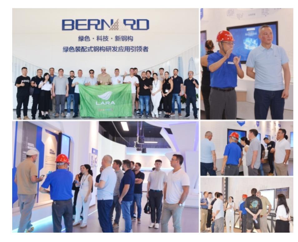The inspection team from Argentina's LARA Group visited Jinqiang Habitat Group (3)